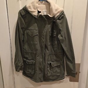 Market & Spruce Olive Jacket with Soft Lining